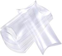 25 Scatoline Tubo in Pet Trasparente 3x2x7.5 cm portaconfetti bomboniera Astuccio Matrimonio Battesimo Laurea plastica segnaposto
