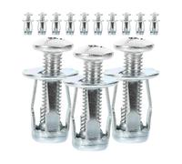 25 set di inserti for dadi a rivetto 1/4-20 inserti filettati dadi a petalo in acciaio zincato piccolo dado di espansione for ancoraggio a vite