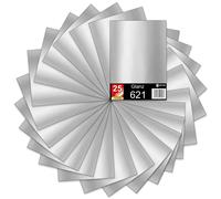 25° set din A4 archi grigio argento 30x21 cm oracal 621 pellicola lucida per ...