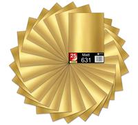 25° set din A4 archi oro 30x21 cm oracal 631 pellicola opaca auto tracciante