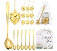 25 Set per Bridal Shower Tea Party Favor, per Wedding, per Return Gifts, Gold