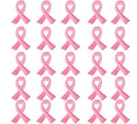 25 Spille A Nastro Rosa Rosso, Spille A Nastro Rosa, Spille Per La Consapevolezza Del Cancro Al Seno, Spille Di Speranza, Spille Per Abbigliamento Attivo Da Uomo E Da Donna.