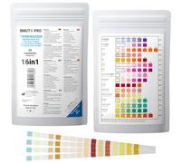 25 strisce reattive per acqua potabile 16 in 1, tester per acqua di rubinetto, analisi della durezza totale: piombo, rame nitrato
