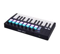 25 Tasti USB Tastiera Controller Con 16 Retroilluminato Drum Pad Display LED Professionale Keybed 8 Manopole Produzione Musicale