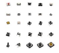 25 Tipi per Touch Interruttore Confezione Piccolo Chiave Micro Bottone Campione