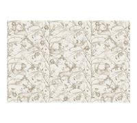 25 Tovaglie in AIRLAID coprimacchia 100x100 cm FORESTA MARRONE 1EIF