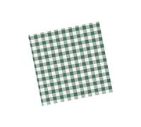 25 Tovaglie in AIRLAID coprimacchia 100x100 cm QUADRETTO VERDE SCURO 1EIR