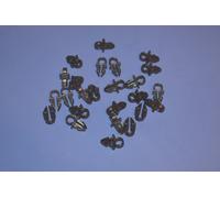 25 Universale 1/4 " Routing Clip Tubo Filo Calze Per Uso Su Qualsiasi Auto Truck