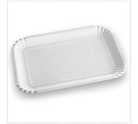 25 Vassoi di Cartone POLITENATA per Pasticceria - Formato 48x34,5 cm Misura 9 - Vassoi rettangolari monouso Utilizzabili per servire Dolci, pasticcini, Torte, 5CFx5PZ