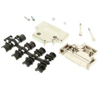 25 Vie Met Plast Dsub , Cappuccio 45O Voce Connettori & Components - MHD45PK25-K