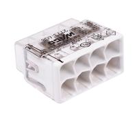 25 x 2773-408 WAGO Compact Morsetto Fisso 8 Vie Con Connessione A Spinta 32A