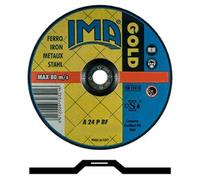 25 x disco dischi a centro depresso molatura sbavo ferro smerigliatrice IMA Gold