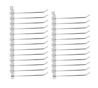 25 X Gancio Singolo Pin Fitting Espositore Appendino 200Mm Q7L8