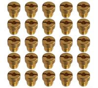 25 x getto principale M6 per carburatori Mikuni jet set principale 88 90 92 95 98 ugello carburatore in metallo compatibile con PHNL PHVA PHBH PHBN PHVB PHBG VHSA VHSB VHSC VHST GURTNER PAA PYA PYM