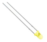 25 x LED Giallo Diffuso 3mm 250mcd 40°
