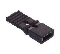 25 x Link Jumper Mini 2.54mm Manico Lungo Nero Switch Electronics