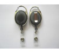 25 x Possessori Pass Sci, Portabadge,Porta Cartellino,Porta Skipass, Yoyo, Nero