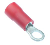 25 x Rossi 3.2mm Isolati Crimpare Anello Terminale Connettore