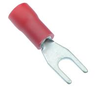 25 x Rossi 3.7mm Isolati Crimpare Terminale a Forcella Connettore