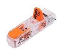 25 x WAGO 221-2411 Connettori Giunzione Inline A Leva 32A 450V