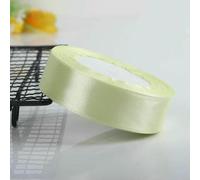 25 yard/rotolo 6 mm 10 mm 15 mm 20 mm 25 mm 40 mm 50 mm Nastri di raso di seta Artigianato Fiocco fatto a mano Fai da te Scatola Avvolgere Festa Matrimonio Decorativo-giallo chiaro-15 mm