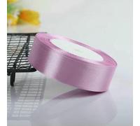 25 yard/rotolo 6 mm 10 mm 15 mm 20 mm 25 mm 40 mm 50 mm Nastri di raso di seta Artigianato Fiocco fatto a mano Fai da te Scatola Avvolgere Festa Matrimonio Decorativo-rosa viola-20 mm