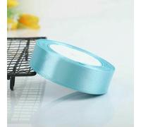 25 yard/rotolo 6 mm 10 mm 15 mm 20 mm 25 mm 40 mm 50 mm Nastri di raso di seta Artigianato Fiocco fatto a mano Fai da te Scatola Avvolgere Festa Matrimonio Decorativo-blu lago-15 mm