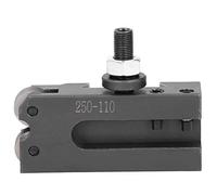 250 110 Quick Changing Tool Holder Post, Carbon Steel CNC Fixture, America Type Tool Post for Lathe, Designed for Stable Clamping in Pressure Environment