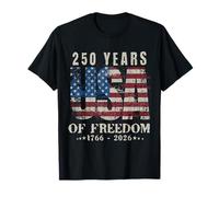 250 Anni America Anniversary 250th Independence Day USA Maglietta