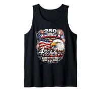 250 Anni d'America 1776 2026 Aquila patriottica Canotta