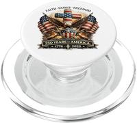 250 anni di libertà 1776-2026 Cristiano patriottico PopSockets PopGrip per MagSafe