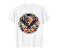 250 Anni di libertà 1776 2026 Eagle Patriotic Seal Maglietta