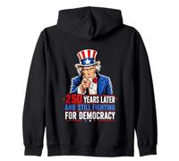 250 Anni Dopo e Ancora in Lotta per la democrazia 1776-2026 Felpa con Cappuccio