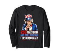 250 Anni Dopo e Ancora in Lotta per la democrazia 1776-2026 Maglia a Manica