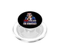 250 anni dopo e ancora in lotta per la democrazia 1776-2026 PopSockets PopGrip per MagSafe