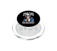 250 anni dopo e ancora in lotta per la democrazia 1776-2026 PopSockets PopGrip per MagSafe