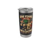 250 Anni e Ancora in Beta Testing USA Retro Bicchiere termico in acciaio inox doppia parete