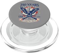 250 anni in Dio ci fidiamo di Eagle Cross 1776-2026 Classic PopSockets PopGrip per MagSafe