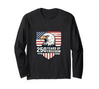250 Anni USA 1776-2026 250° Compleanno America 4 luglio Maglia a Manica