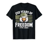 250 Anni USA 1776-2026 250° Compleanno America 4 luglio Maglietta