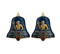 250° Anniversario Campane In Acrilico Ornamento Campane Per Albero Natale Decorazione Per Collezionisti Appassionati Storia Regalo Festa Campana Della Libertà Natale In Oro Rosso