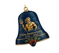 250° Anniversario Campane In Acrilico Ornamento Campane Per Albero Natale Decorazione Per Collezionisti Appassionati Storia Regalo Festa Campana Della Libertà Natale In Oro Rosso