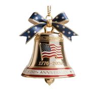 250° Anniversario Campane In Metallo Ornamento Campane Per Albero Natale Decorazione Per Collezionisti Appassionati Storia Regalo Festa Decorazione Storia Americana