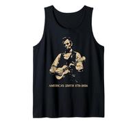 250° Anniversario del suonatore di Ukulele di Abe Lincoln negli Stati Uniti Canotta