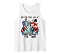 250° Anniversario Liberty Patriotic Flag Freedom 1776 2026 Canotta