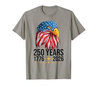 250 Anniversary USA Patriotic Eagle 250th 4th of July 2026 Maglietta