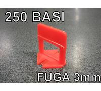 250 BASI RAIMONDI FUGA 3mm DISTANZIATORI LIVELLANTI PAVIMENTO RLS BASE R.L.S.