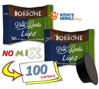 Borbone Don Carlo A MODO MIO → da 100 Capsule - Miscela Blu Nera Rossa Light Dek