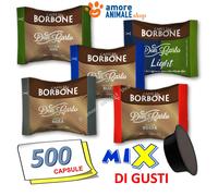 250 Capsule → Borbone Don Carlo A MODO MIO - Miscela Blu Nera Rossa Light Dek