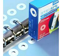 250 etichette protettive per perforatore, adesivi rotondi di rinforzo autoadesivi per fogli sciolti, forniture scolastiche e da ufficio, per riparare fori danneggiati nelle rilegature, accessori essen